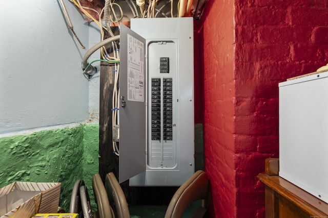 utility room featuring electric panel