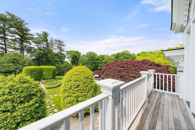 262 Brushy Ridge Rd, New Canaan, CT 06840 - view of balcony