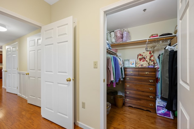 view of closet