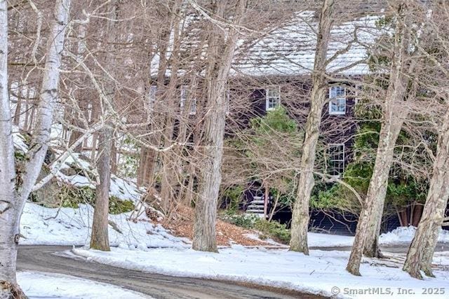 view of snowy landscape