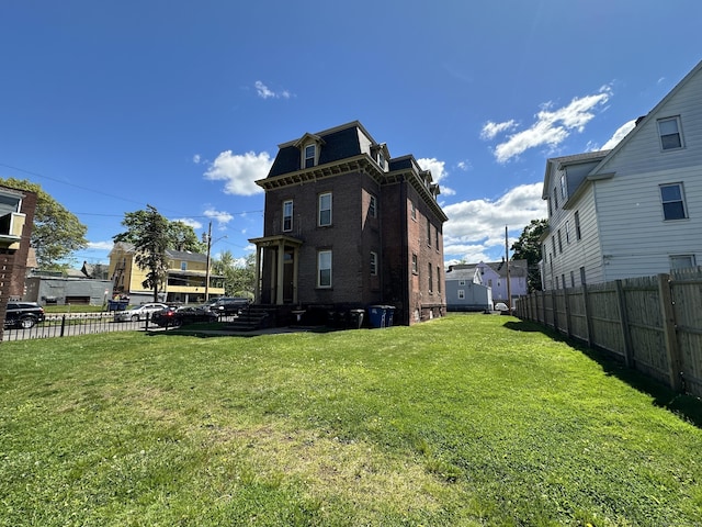 exterior space with fence