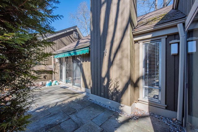 exterior space with a patio