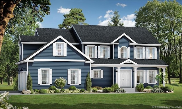 1513 Marion Rd Lot 30, Cheshire, CT 06410 - colonial inspired home with a shingled roof and a front yard