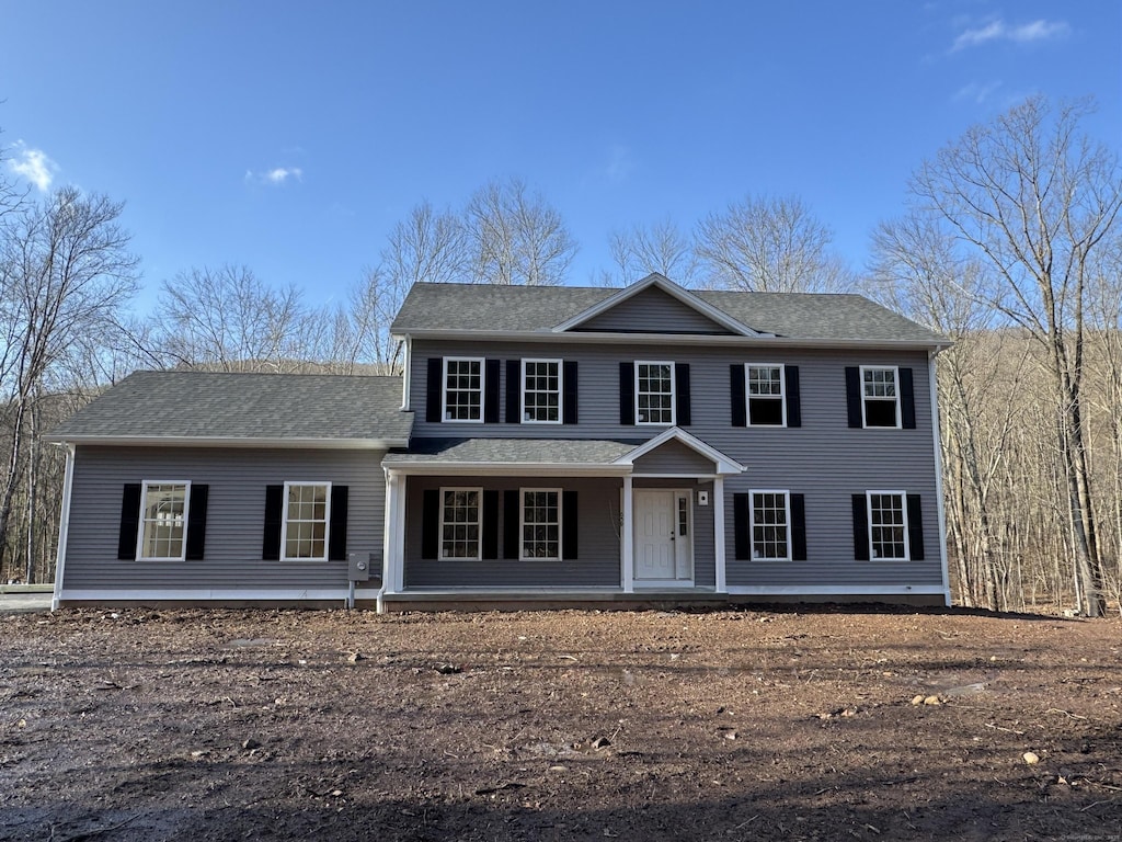 1600 S Street Model A (Charter Oak), Cheshire, CT 06410 - colonial-style house featuring a shingled roof