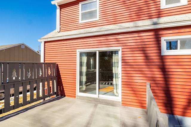 exterior space featuring a shed and an outdoor structure