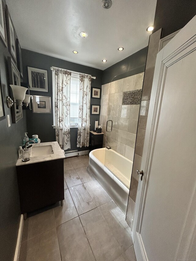 137 Fountain St Apt A7, New Haven, CT 06515 - full bath featuring recessed lighting and vanity