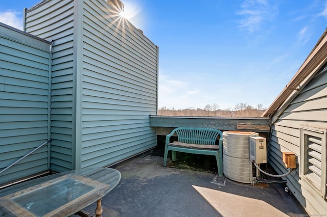 view of patio / terrace with cooling unit