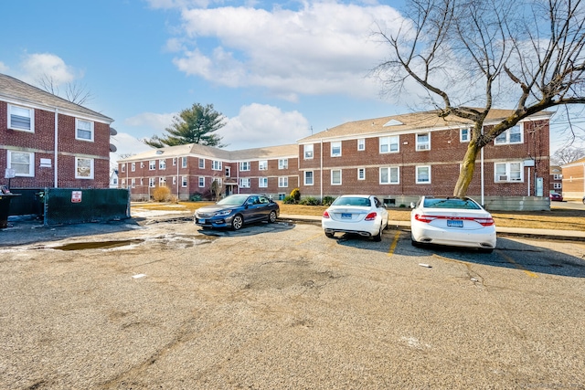 view of uncovered parking lot