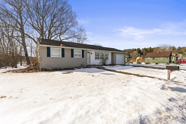 ranch-style home with an attached garage