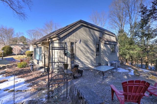 view of rear view of property