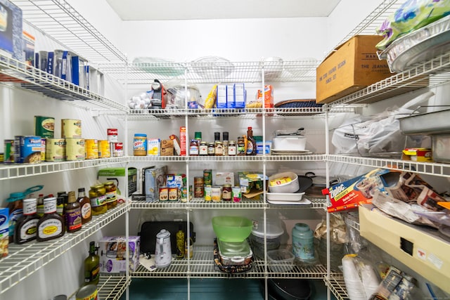 view of pantry