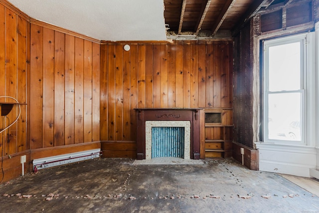 view of unfurnished living room