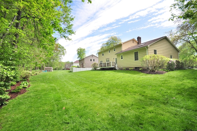 view of yard