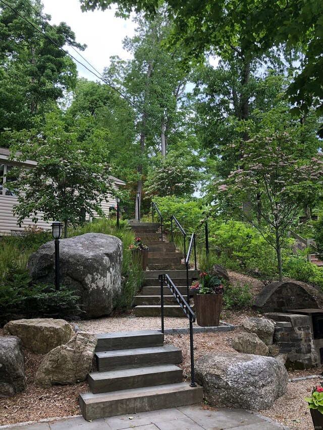 surrounding community featuring stairs