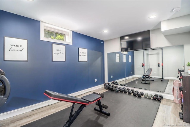 55 Country Woods Ln, Southbury, CT 06488 - exercise area with recessed lighting and baseboards