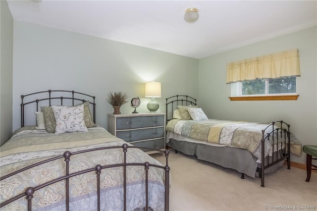 bedroom with carpet flooring