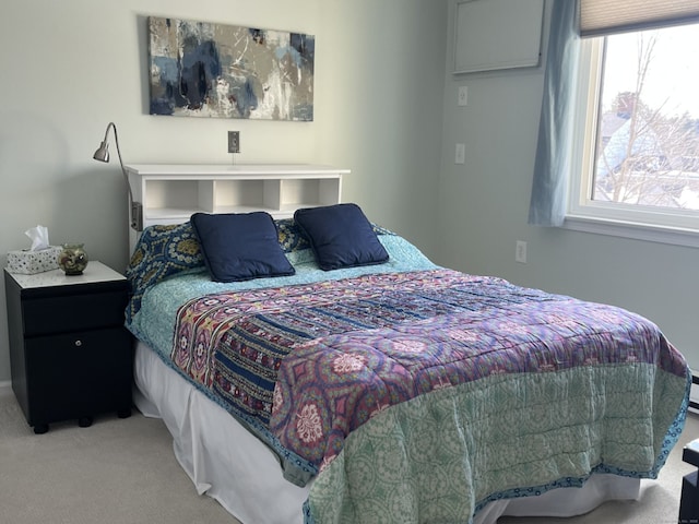 bedroom featuring carpet flooring