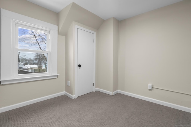 interior space with baseboards