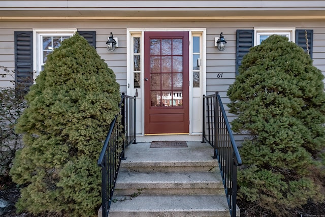 view of property entrance