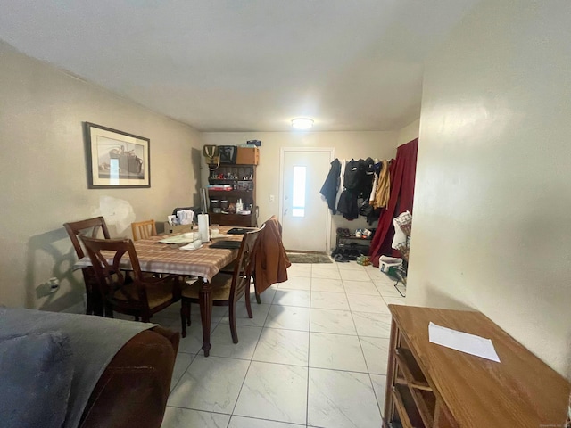 view of dining room