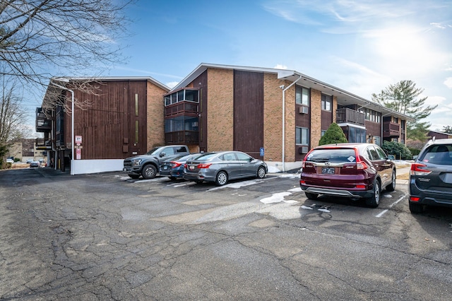 view of uncovered parking lot