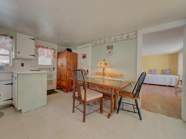 view of dining area