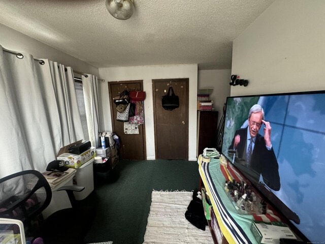 33 Guilford St Unit B, Hartford, CT 06120 - corridor with carpet floors and a textured ceiling