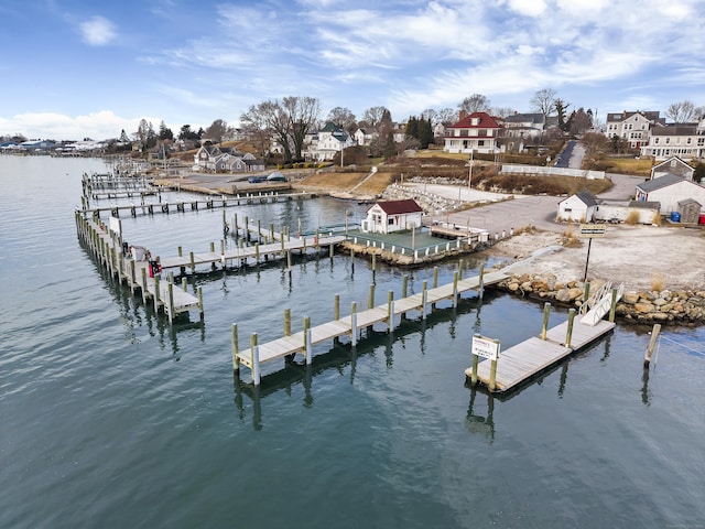 11 Pearl St, Groton, CT 06340 - dock area featuring a water view