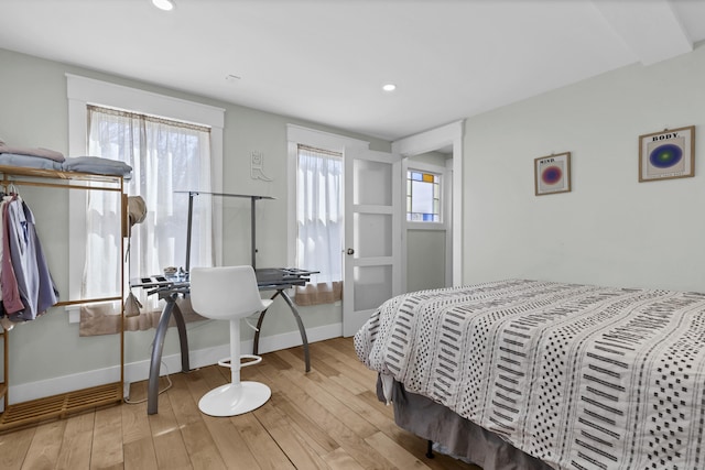 11 Pearl St, Groton, CT 06340 - bedroom featuring recessed lighting, baseboards, and hardwood / wood-style flooring