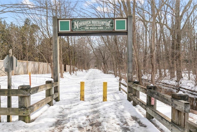 surrounding community with fence