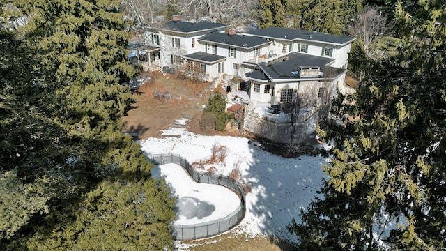 342 Greens Farms Rd, Westport, CT 06880 - drone / aerial view