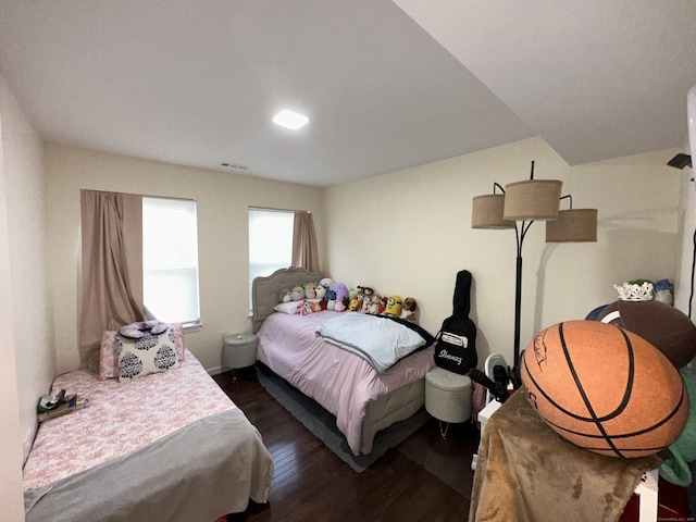 18 Soundview Ave, Norwalk, CT 06854 - bedroom featuring dark wood-style flooring and visible vents