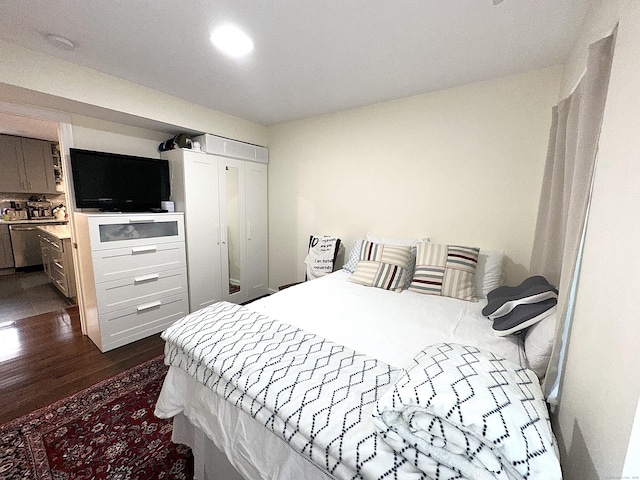18 Soundview Ave, Norwalk, CT 06854 - bedroom featuring a closet and dark wood-style floors