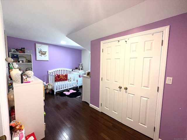18 Soundview Ave, Norwalk, CT 06854 - bedroom with a closet and dark wood-style floors