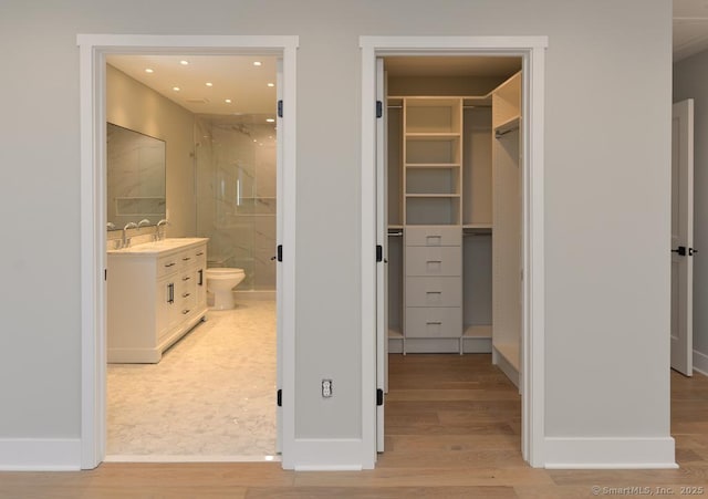 view of closet