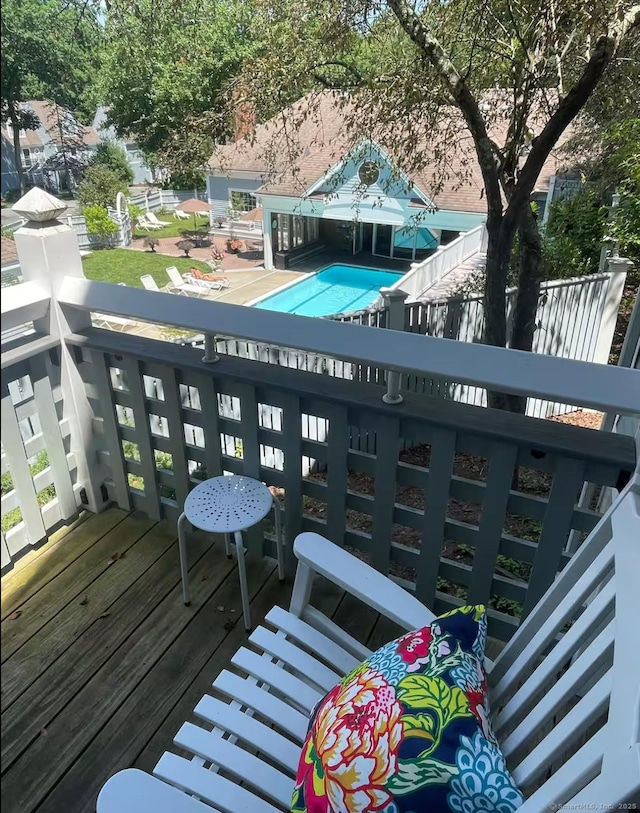 313 Old Pond Ln Unit 313, Norwich, CT 06360 - view of wooden deck