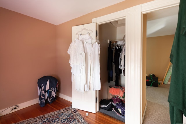 view of closet