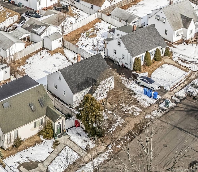 drone / aerial view featuring a residential view