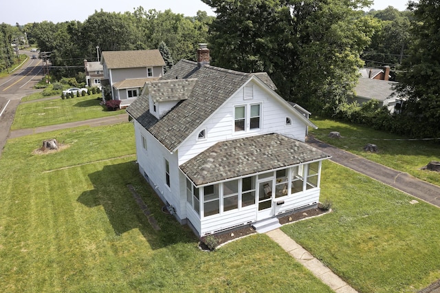 9 Crown St, Middletown, CT 06457 - view from above of property