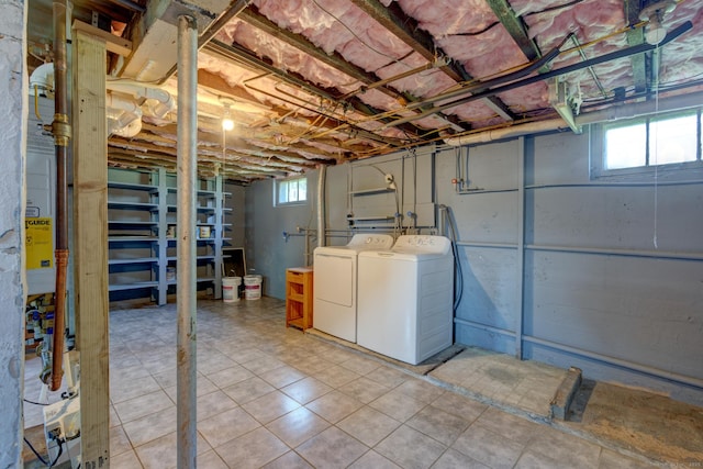 9 Crown St, Middletown, CT 06457 - below grade area featuring washing machine and dryer