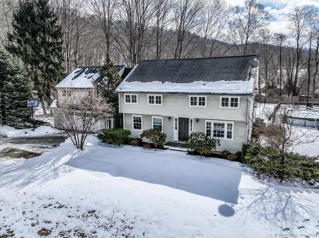 view of colonial inspired home