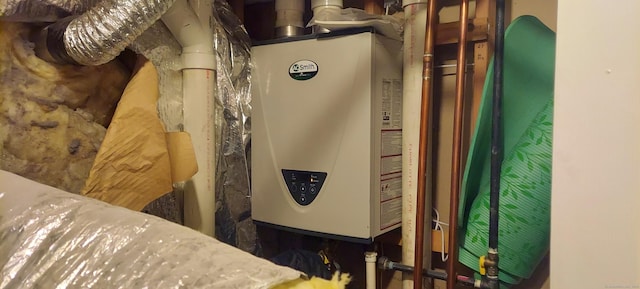 utilities featuring water heater