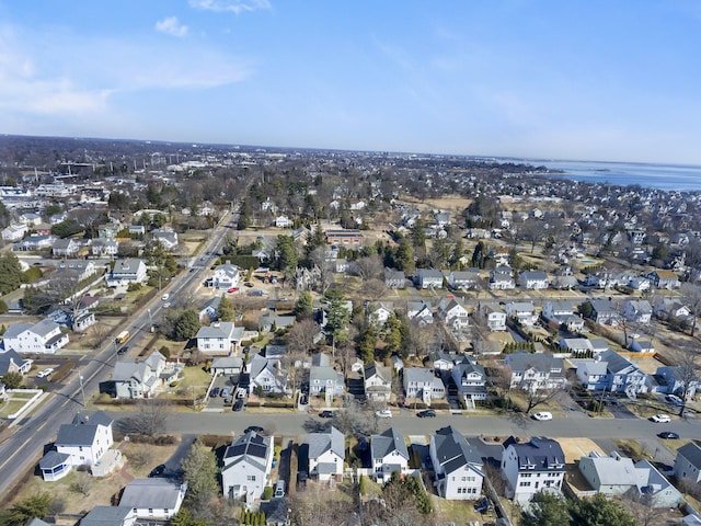 drone / aerial view featuring a residential view