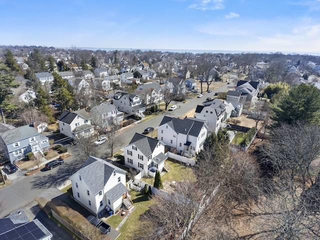 birds eye view of property featuring a residential view