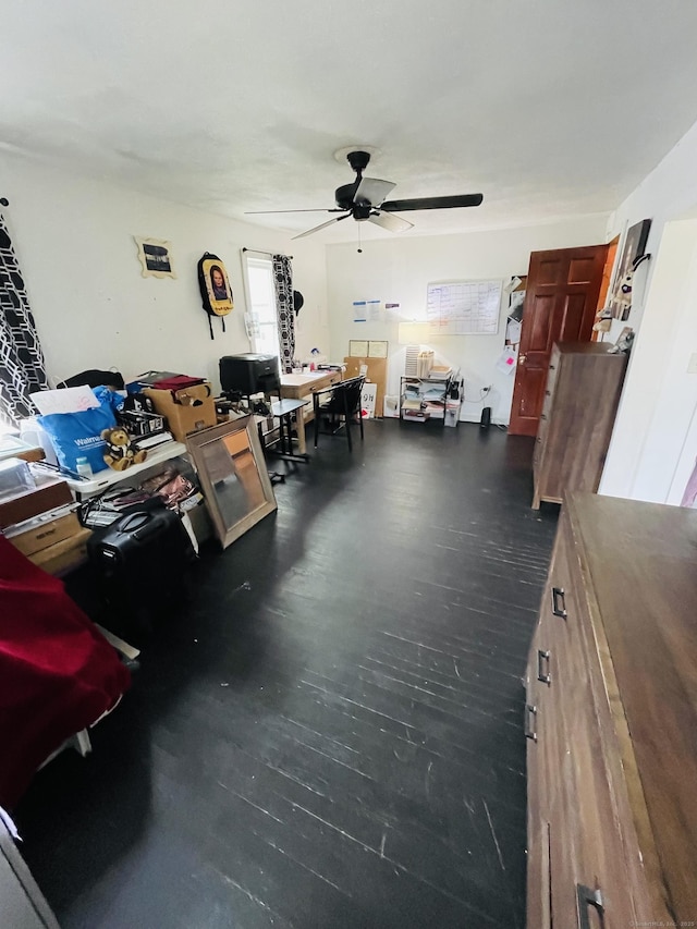 670 Wauregan Rd, Brooklyn, CT 06234 - living area with ceiling fan