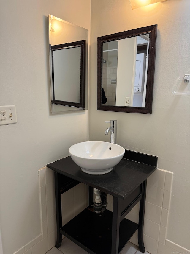 bathroom with a sink