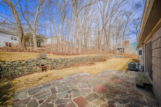 view of patio / terrace featuring cooling unit