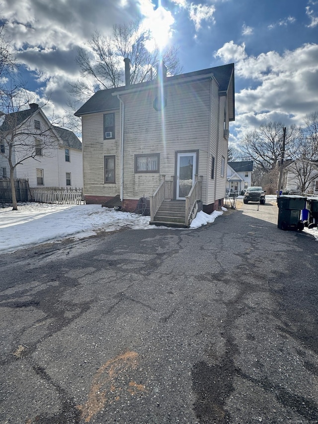 view of back of property