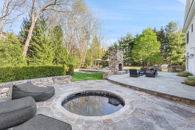 view of patio / terrace featuring outdoor lounge area