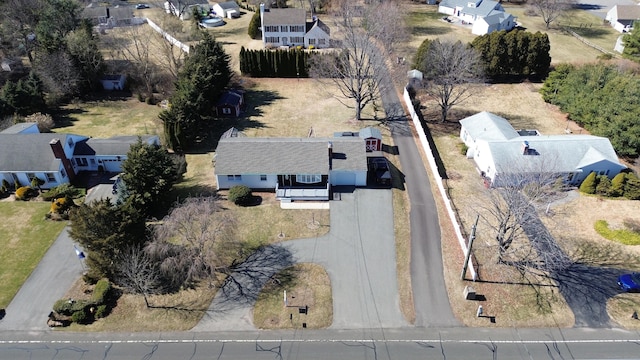 birds eye view of property featuring a residential view